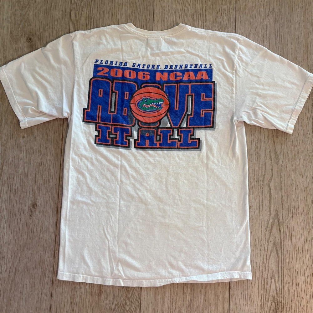 Vintage 2006 Florida Gators Basketball National Championship Graphic T Size M